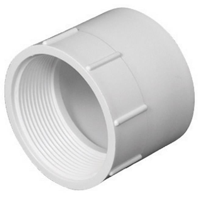 Charlotte Pipe Schedule 40 3 in. Hub X 3 in. D FPT PVC Pipe Adapter 1 pk