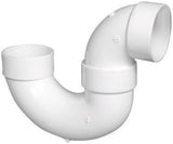 Charlotte Pipe Schedule 40 3 in. Hub X 3 in. D Hub PVC P-Trap 1 pk