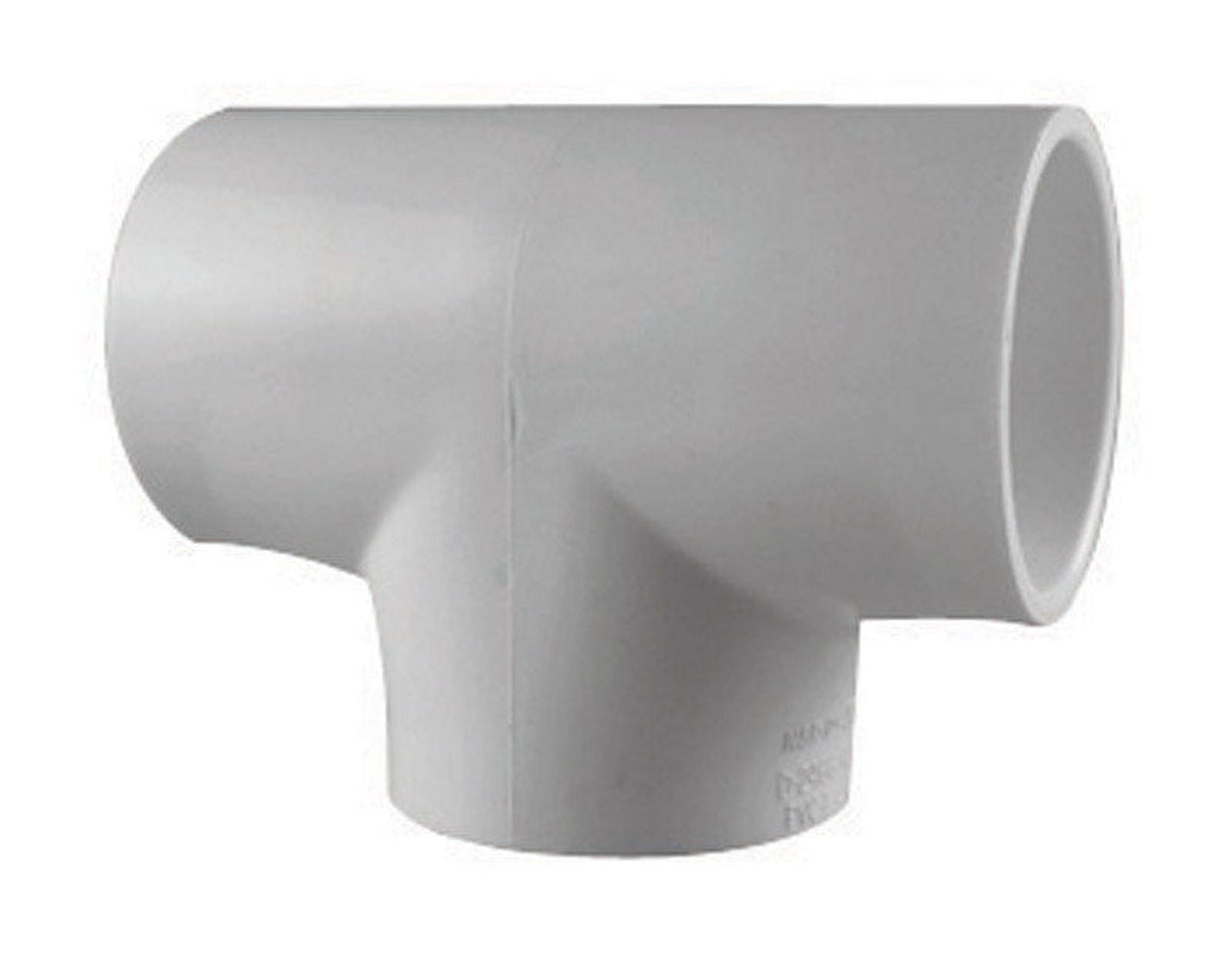 Charlotte Pipe Schedule 40 3 in. Slip X 3 in. D Slip PVC Tee 1 pk