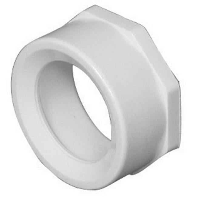 Charlotte Pipe Schedule 40 3 in. Spigot X 2 in. D Hub PVC Flush Bushing 1 pk
