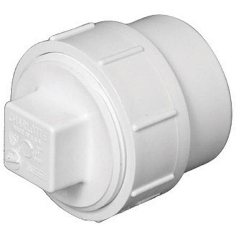 Charlotte Pipe Schedule 40 3 in. Spigot X 3 in. D FPT PVC Cleanout Adapter 1 pk