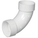 Charlotte Pipe Schedule 40 4 in. Hub X 4 in. D Hub PVC Long Sweep Elbow 1 pk