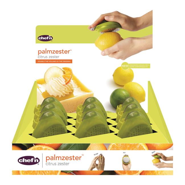 Chef'n Palmzester Green Plastic Citrus Zester