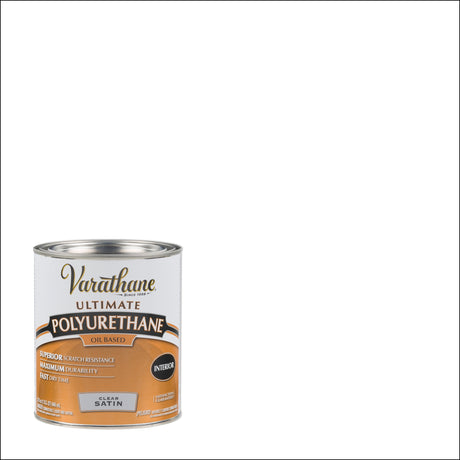 Varathane Ultimate Satin Clear Oil-Based Polyurethane 1 qt