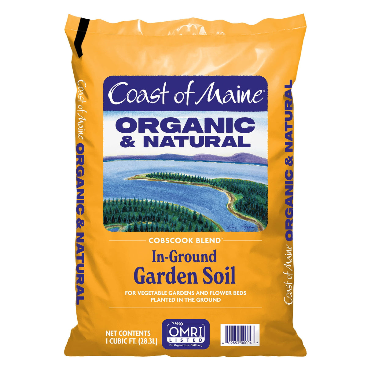Coast of Maine Cobscook Blend Organic Fruit and Vegetable Garden Soil 1 cu ft