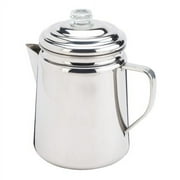 Coleman Silver Percolator 9.5 in. H X 6.4 in. W X 8.6 in. L 12 cups 1 pk