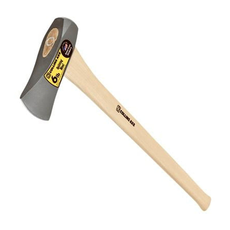 Collins 6 lb Single Bit Splitting Maul 34 in. Wood Handle