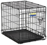 Pet Essentials Small Steel Dog Crate Black 20 in. H X 18 in. W X 24 in. D