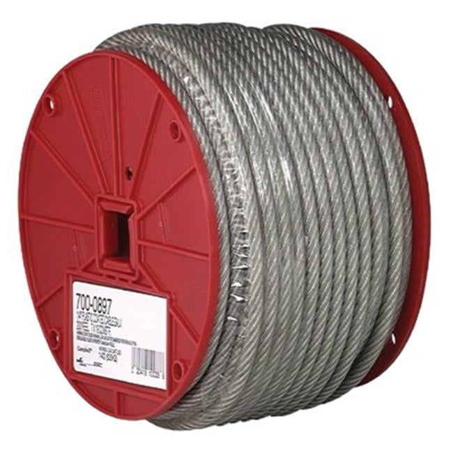 Campbell Galvanized Galvanized Steel 1/4 in. D X 250 ft. L Aircraft Cable