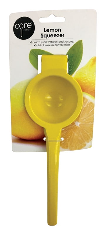 Core Kitchen Yellow Aluminum Lemon Squeezer