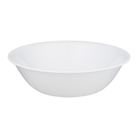Corelle Livingware 64 oz Winter Frost Glass Winter Frost White Serving Bowl 10.37 in. D 1 pk