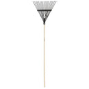 Truper 59 in. 18 Tine Steel Rake Wood Handle