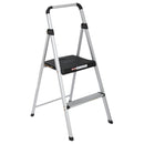 Cosco 39.37 in. H X 18.5 in. W X 23.62 in. D 225 lb. capacity 2 step Aluminum Folding Step Stool