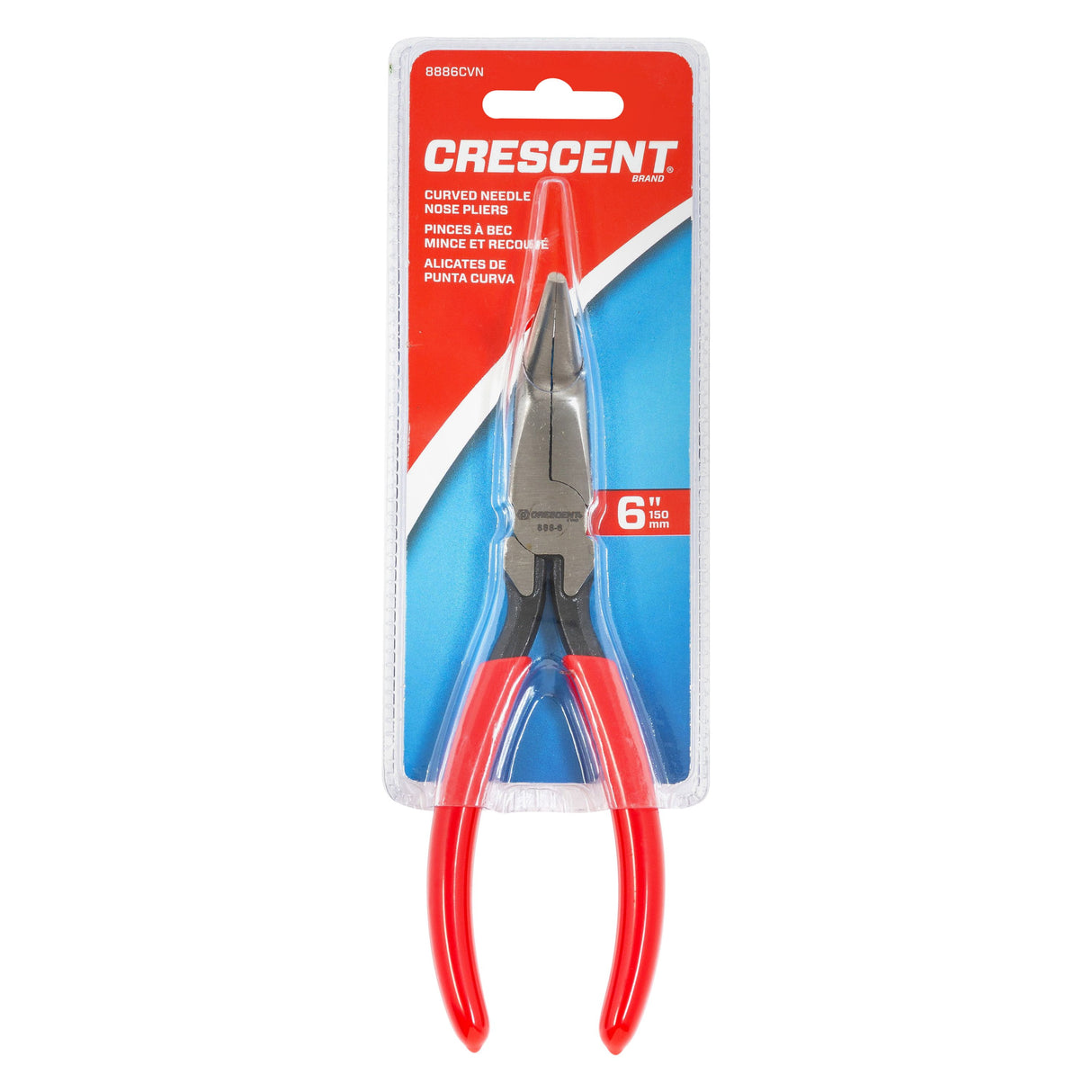 Crescent 6 in. Alloy Steel Curved Needle Nose Pliers