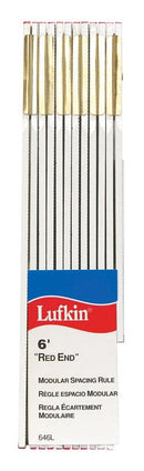 Lufkin Red End 72 in. L X 5/8 in. W Wood Folding Masonry Rule SAE