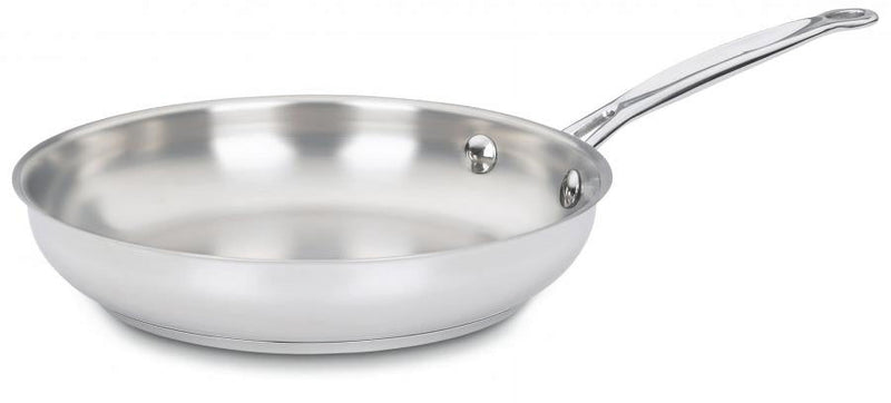 Cuisinart Chef's Classic Stainless Steel Skillet 10 in. Silver