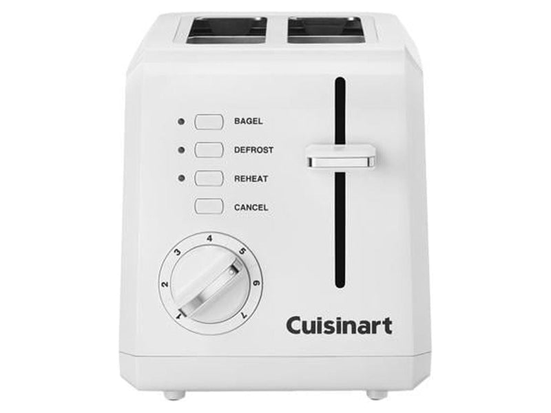 Cuisinart Plastic White 2 slot Toaster 7.2 in. H X 6.5 in. W X 11 in. D