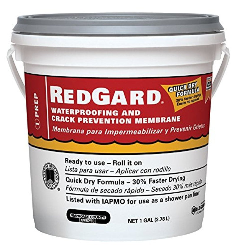 Custom Building Products RedGard Ready to Use Pink Waterproofing and Crack Prevention 1 gal