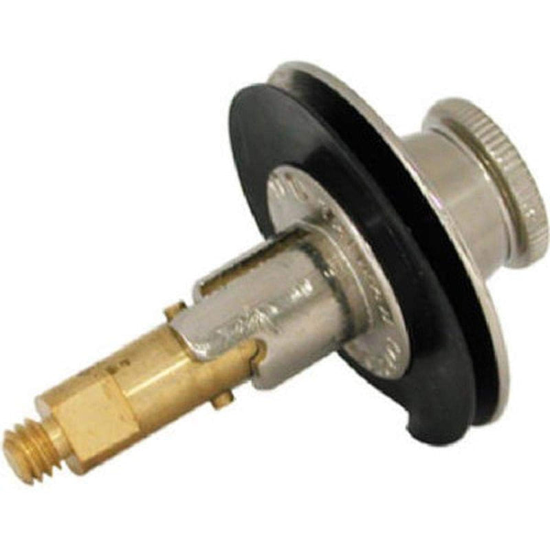 Danco 2 in. Brushed Nickel Brass Lift Plug and Drain