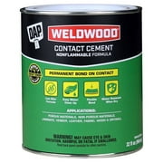 DAP Weldwood High Strength Synthetic Rubber Contact Cement 1 qt