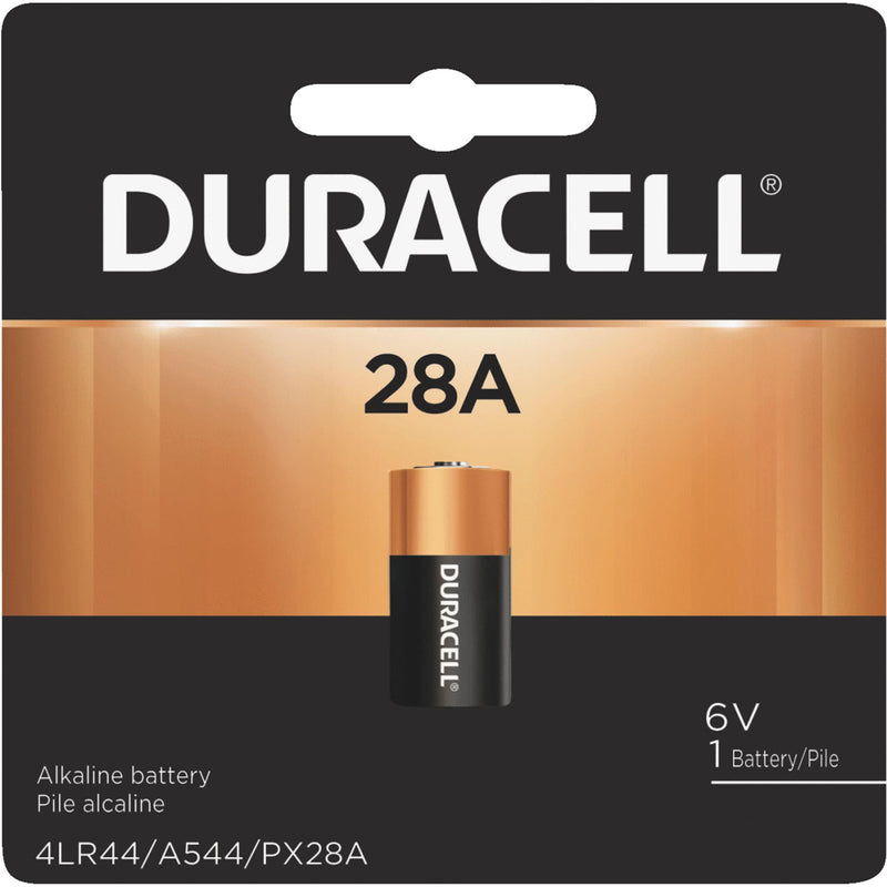 Duracell Alkaline 28A 6 V 105 mAh Medical Battery 1 pk