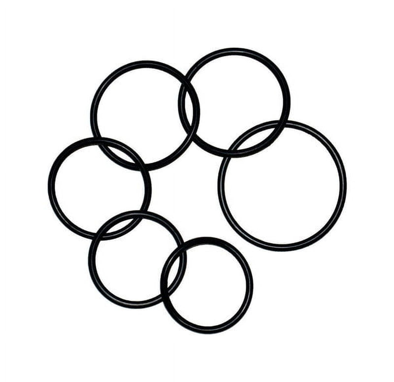 Danco 1-1/2 in. D X 2-1/2 in. D Rubber O-Ring Assortment 6 pk