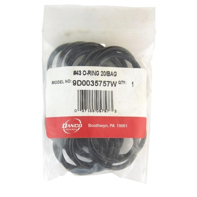 Danco 1-3/8 in. D X 1-1/8 in. D Rubber O-Ring 20 pk