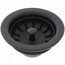 Danco 3-1/2 in. D Matte Brass Basket Strainer Assembly Black