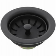 Danco 3-1/2 in. D Matte Brass Basket Strainer Assembly Black
