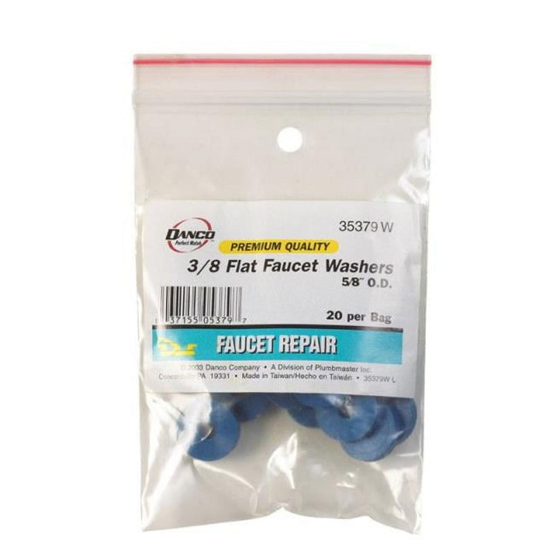 Danco 3/8 in. D Rubber Washer 20 pk