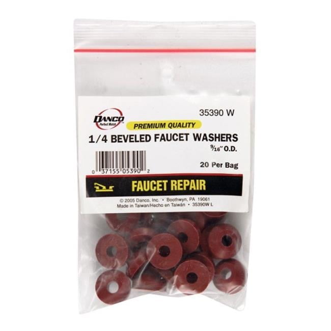 Danco 1/4 in. D Rubber Washer 20 pk