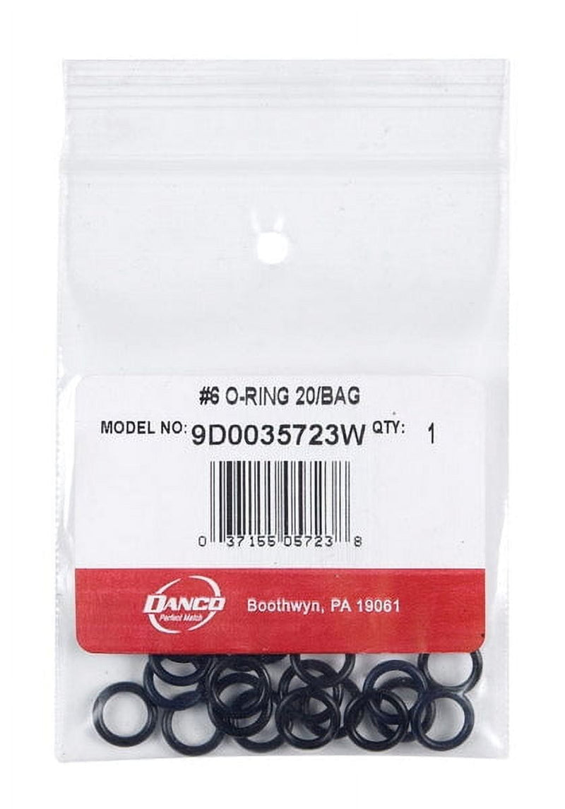 Danco 7/16 in. D X 5/16 in. D Rubber O-Ring 20 pk