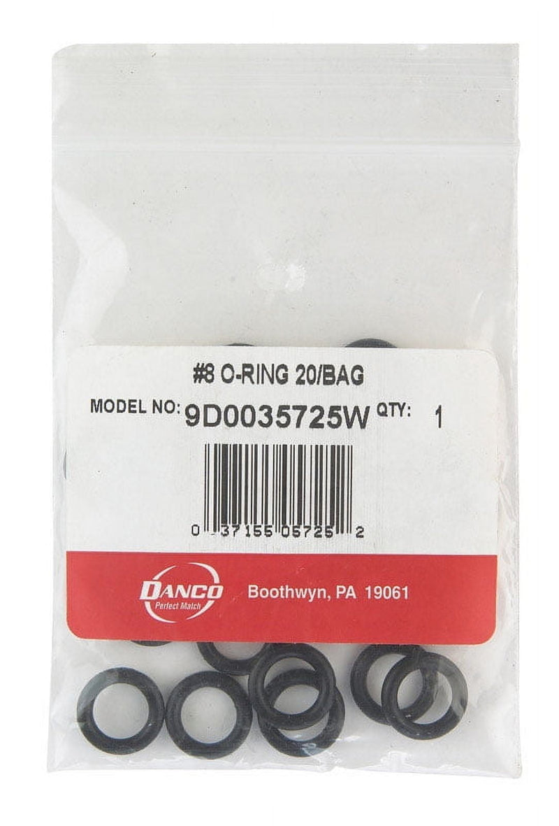 Danco 9/16 in. D X 3/8 in. D Rubber O-Ring 20 pk