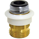 Danco Dual Thread 15/16 in.-27 or 55/64 in. Chrome Plated Aerator Adapter