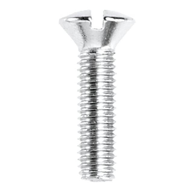 Danco No. 10-32 X 3/4 in. L Slotted Oval Head Brass Faucet Handle Screw 1 pk