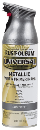 Rust-Oleum Universal Dark Steel Metallic Spray Paint 11 oz