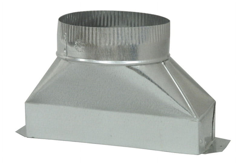 Deflect-O 4 in. D X 10 in. L Galvanized Steel Duct