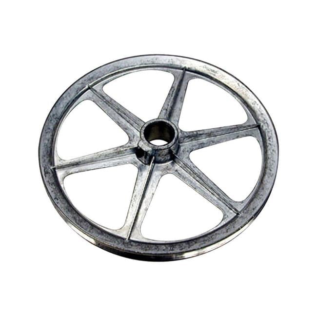 Dial 8 in. D Silver Zinc Blower Pulley