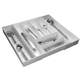 Dial Industries 2.25 in. H X 12.87 in. W X 18 in. D Plastic Adjustable Cutlery Tray