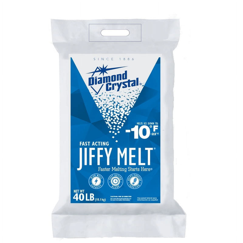 Diamond Crystal Jiffy Melt Magnesium Chloride/Sodium Chloride Crystal Ice Melt 40 lb