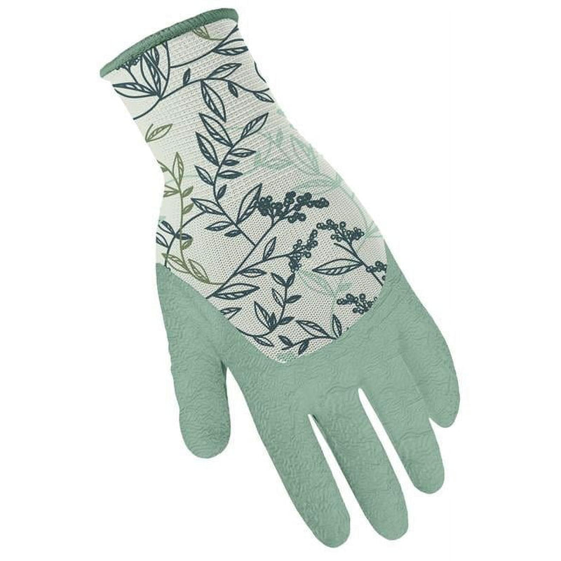 Digz Latex Coated Garden Gloves L Latex Coated Stretch FIt Blue Gardening Gloves