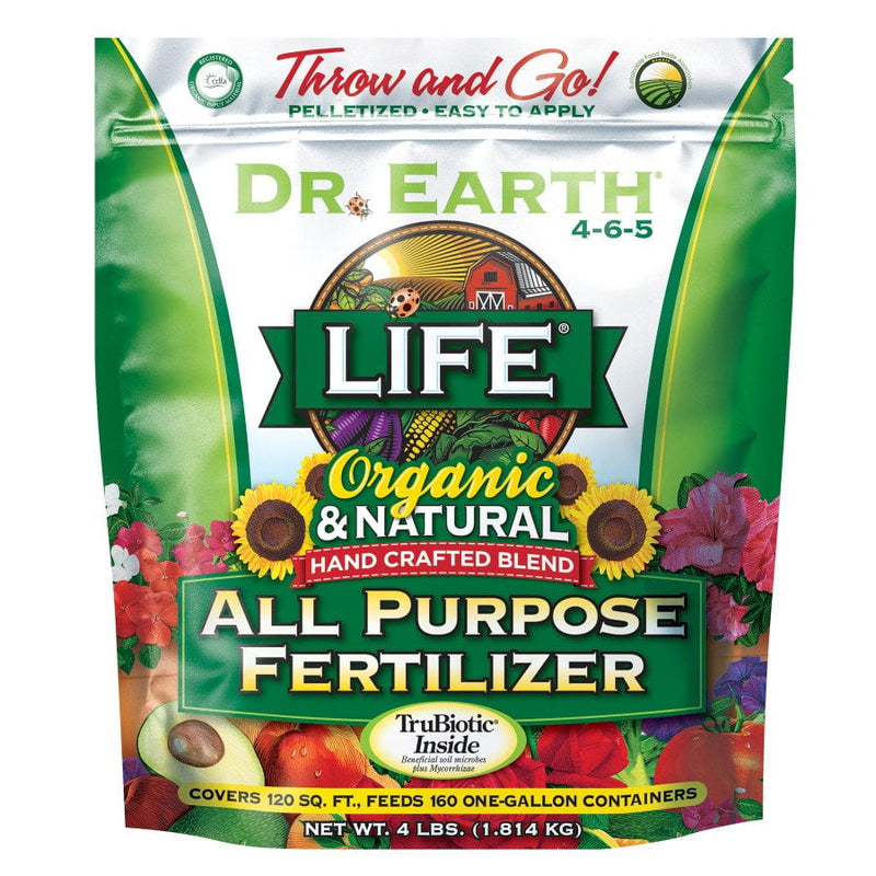 Dr. Earth Life Organic Flowers/Fruits/Vegetables All Purpose Fertilizer 4 lb