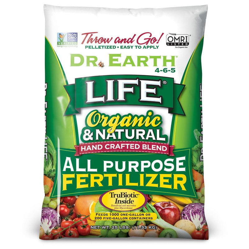 Dr. Earth Life Organic All Plant 4-6-5 Plant Fertilizer 25 lb