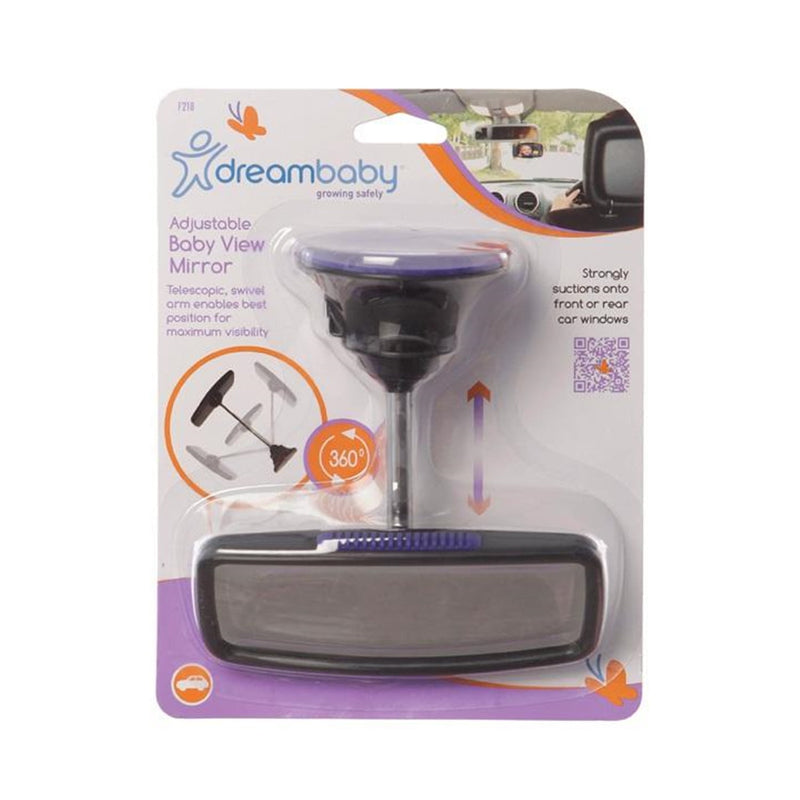 Dreambaby Black Plastic Baby View Mirror 1 pk