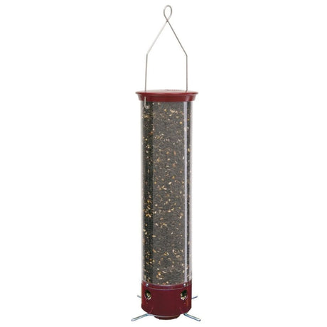 Droll Yankees Dipper Wild Bird 5 lb Polycarbonate Tube Bird Feeder 4 ports