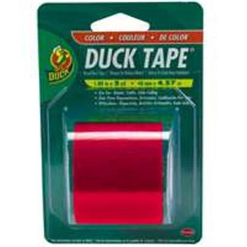 Duck 1.88 in. W X 5 yd L Red Solid Duct Tape