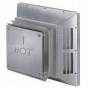 DuraVent DirectVent 4 in. D Aluminum Stove Vent Horizontal Termination Cap