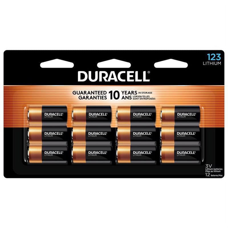 Duracell Lithium 123 3 V Battery 037506 12 pk