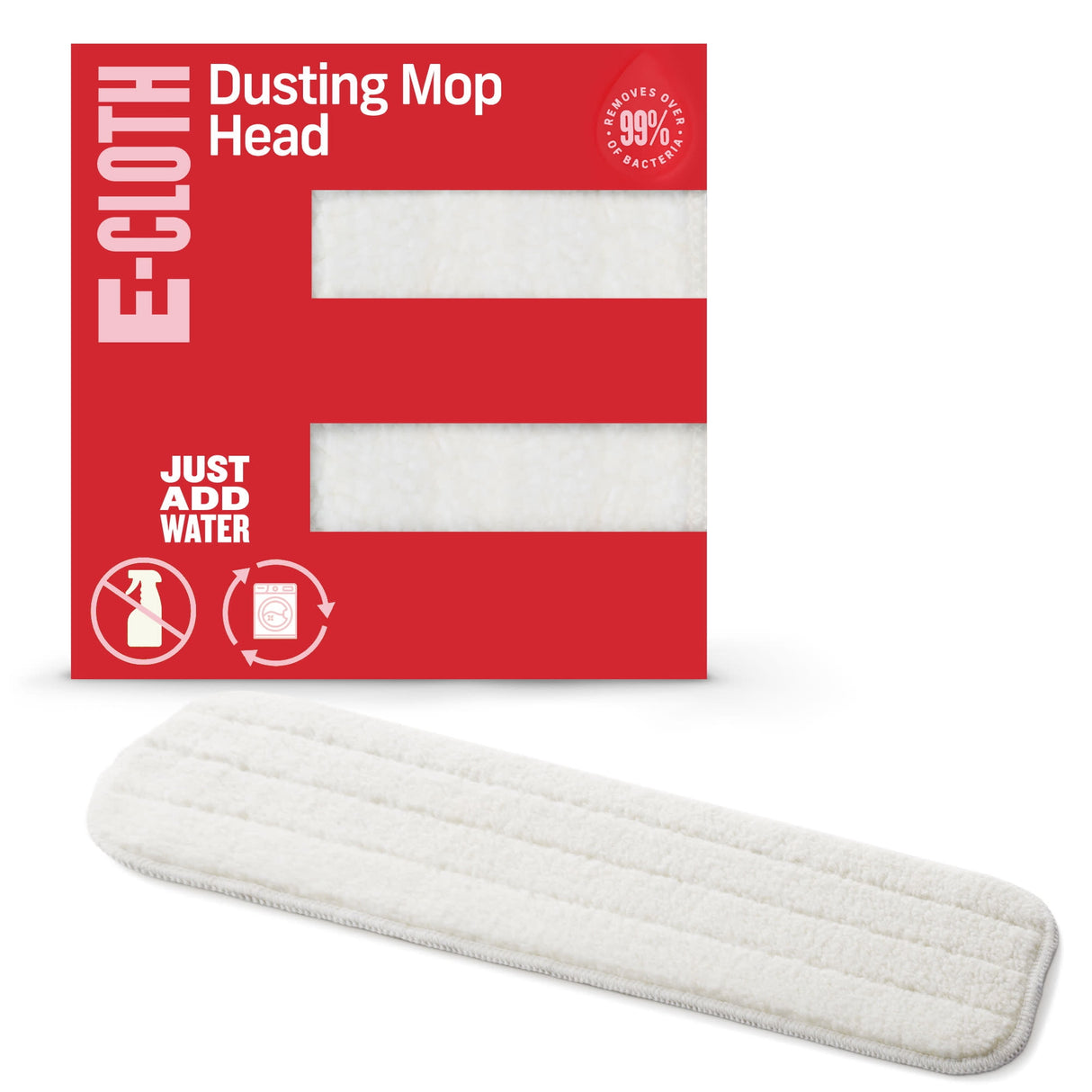 E-Cloth 18 in. Dust Polyester Blend Dust Mop Refill 1 pk