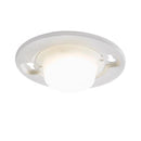 ETI 1.33 in. H X 4.72 in. W X 4.72 in. L White Ceiling Light